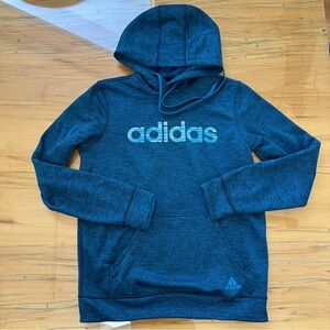 Women’s Adidas Blue Climawarm Hoodie Small